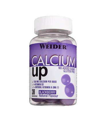 Weider Gominola Calcium UP Calcio + Vitamina D + Vitamina K sin azúcar 36 unidades