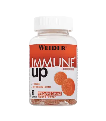 Weider Gominola Immune UP Vitaminas A, C, D, E, B6, B12 para nuestro sistema inmunológico sin azúcar 60 unidades