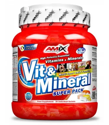 AMIX Vit & Mineral Super Pack Vitaminas y Minerales 30 bolsas