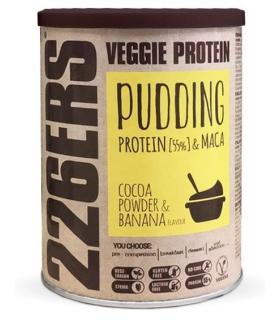 226ERS Veggie Protein Pudding Con proteína de guisante y maca sabor chocolate y plátano 350 gramos