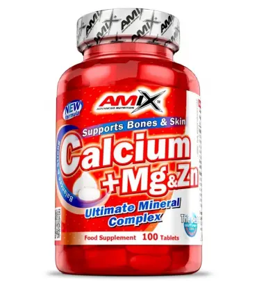 Amix Calcium+Mg+Zn Calcio con Magnesio y Zinc 100 comprimidos