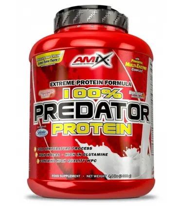 Proteína Amix Predator Protein concentrado de proteína de suero de leche bote de 2Kg