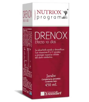 Nutriox Drenox Quema grasas, detoxificación + circulación Jarabe 450ml