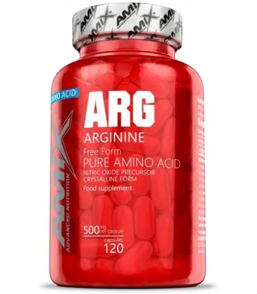 Amix ARG Arginine Arginina Aminoácido esencial en 120 cápsulas