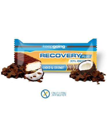 Keepgoing barrita de proteínas proteica recovery plus sabor chocolate y coco 40gr