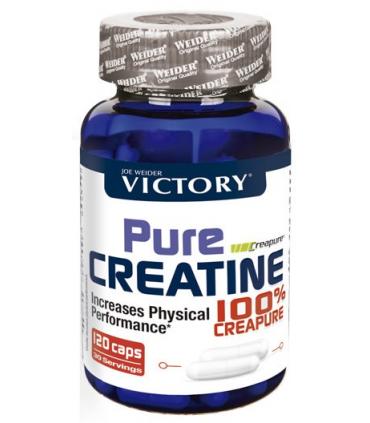 Victory Pure Creatina Creapure para aumentar masa muscular 120 cápsulas