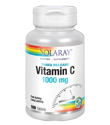 Solaray Vitamina C 1000mg Acción retardada 100 comprimidos