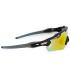 Lateral gafas running grises y negras