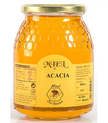 Bote cristal miel Buleo acacia 1 kilo