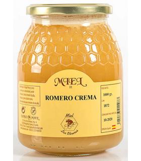 Bote cristal miel Buleo crema de romero 1 kilo