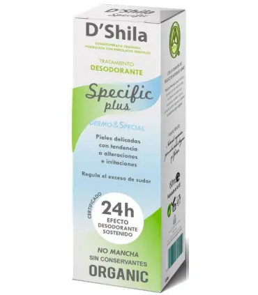 D'Shila desodorante specific plus 24 horas y evita roces 60ml