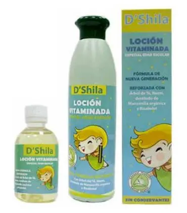 D'Shila loción escolar anti piojos vitaminada nueva fórmula