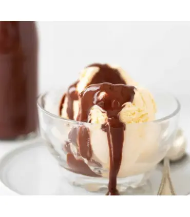 sirope de chocolate con helado fitness que no engorda