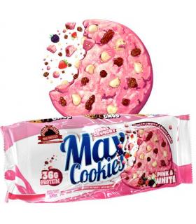 Cookies Max Protein en sabor fresa y chocolate blanco