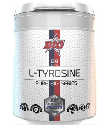 Big L-Tyrosine aminoácido en 120 cápsulas Pharma Grade