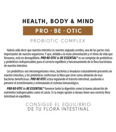 Para que sirve PRO.BE.OTIC Be Essential