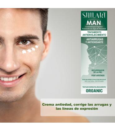 Shilart crema facial para hombre 120ml uso diario ralentiza la oxidación de la piel