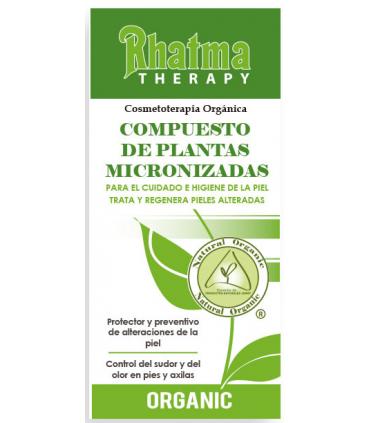 Rhatma Therapy compuesto de plantas micronizadas que reduce la sudoración 15g