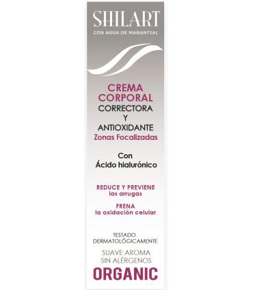 Shilart crema corporal correctora y antioxidante con ácido hialurónico 200 ml