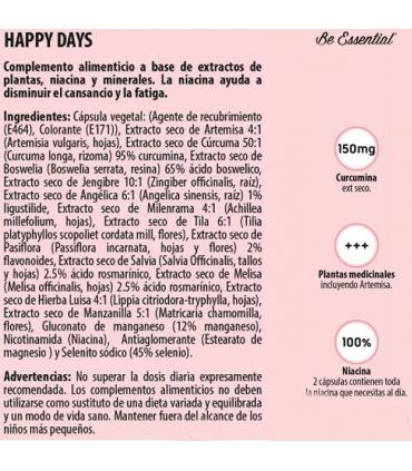 Ingredientes de Be Essential Happy Days