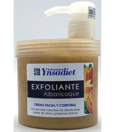 Ynsadiet Exfoliante Albaricoque crema facial y corporal 500ml