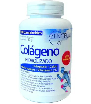 Zentrum Colágeno Hidrolizado con magnesio y calcio 180 comprimidos
