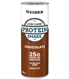 Weider Batido de proteínas Low Carb Protein Shake sabor Chocolate en lata 250ml