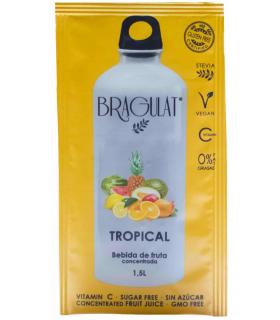 Bragulat sobre para el agua sabor Tropical con fruta natural