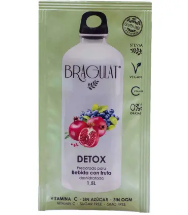 Bragulat sobre para el agua sabor Detox Vitamina C con fruta natural