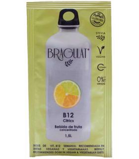 Bragulat sobre para el agua sabor Cítricos vitamina B12 con fruta natural