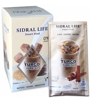 Sidral Life Café Turco en sobre sin azúcar ni grasas