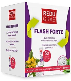 Redugras Flash Forte quema grasas y reduce el volumen 60 sticks