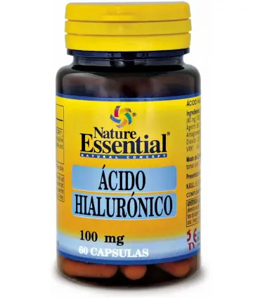 Nature Essential Ácido Hialurónico 100mg 60 cápsulas