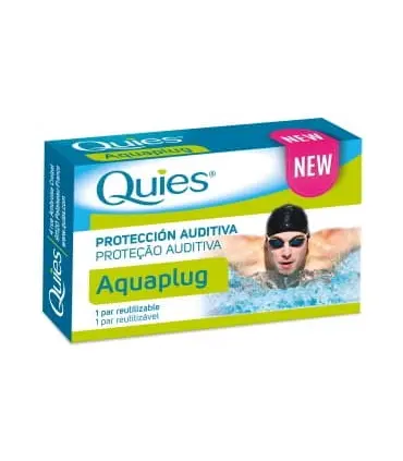 Quies Aquaplug protección auditiva especial baño piscina 1 par