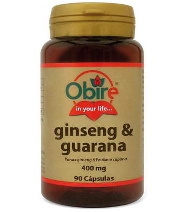 Obire Ginseng & Guaraná 400mg 90 cápsulas