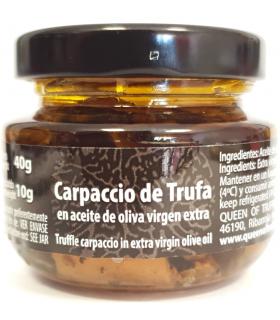 Queen of Truffles Carpaccio de trufa en aceite de oliva virgen extra