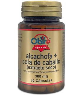Obire Alcachofa con cola de caballo 300mg 60 cápsulas