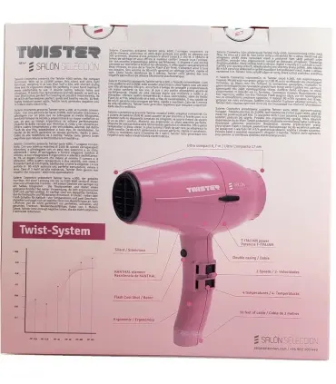 Salerm Twister 4200 secador de pelo de mano Salón Selección 2150w