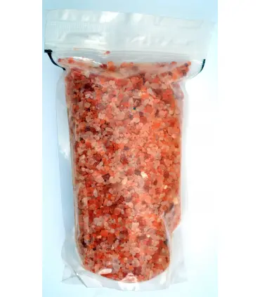 Sal gruesa rosa del himalaya 2-4mm para cocinar o sazonar 1 Kilo