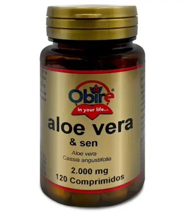 Aloe vera Obire con sen 2000mg 120 compromidos