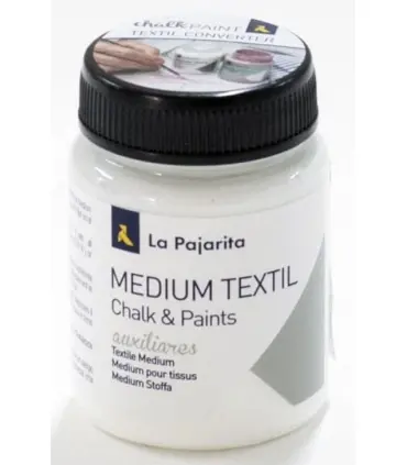 La Pajarita Medium textil convierte la pintura chalk paint apta para tela