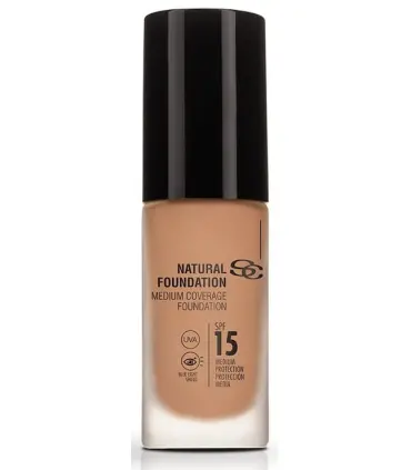 Salerm Natural Foundation base de maquillaje con SPF15 30ML