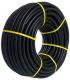 Tubo corrugado eléctrico flexible (macarrón) PVC negro