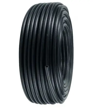 Tubo corrugado reforzado con forro para cable eléctrico (macarrón) PVC negro