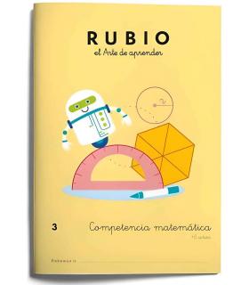 Cuaderno Rubio matemáticas 3 Competencia 44 páginas