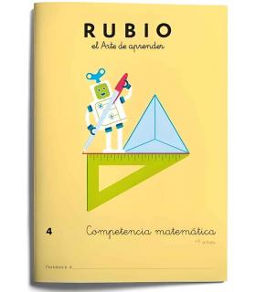 Cuaderno Rubio matemáticas 4 Competencia 44 páginas
