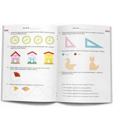 Cuaderno Rubio matemáticas 4 Competencia 44 páginas