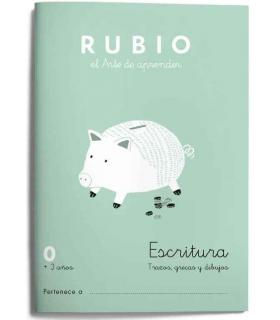 Cuaderno Rubio escritura 0 trazos, grecas y dibujos 20 páginas