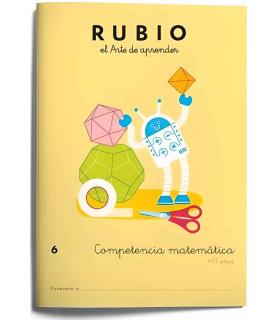 Cuaderno Rubio matemáticas 6 Competencia 44 páginas