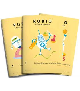 6 cuadernos de matemáticas Rubio colección competencia